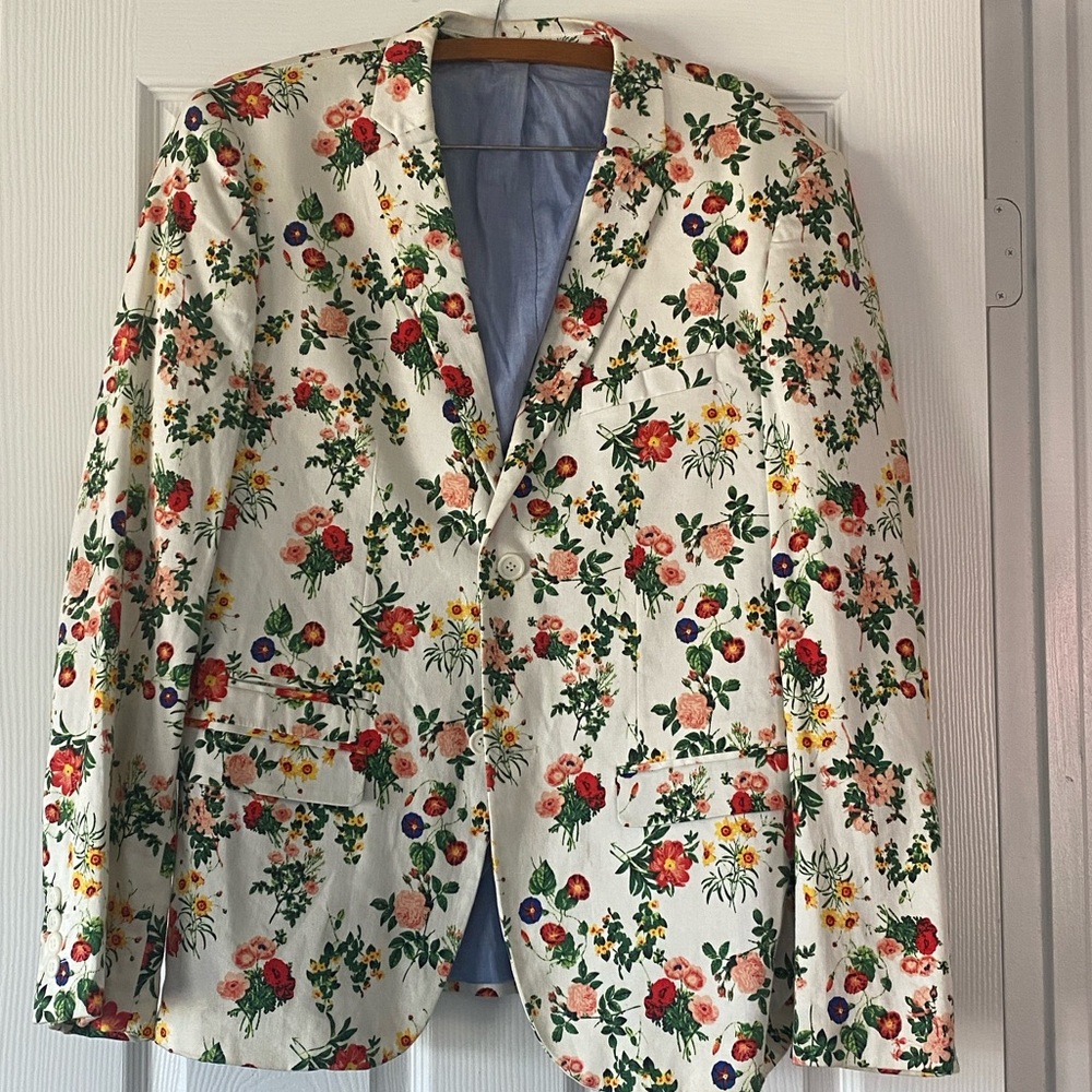 Edge Multicolor Floral Blazer